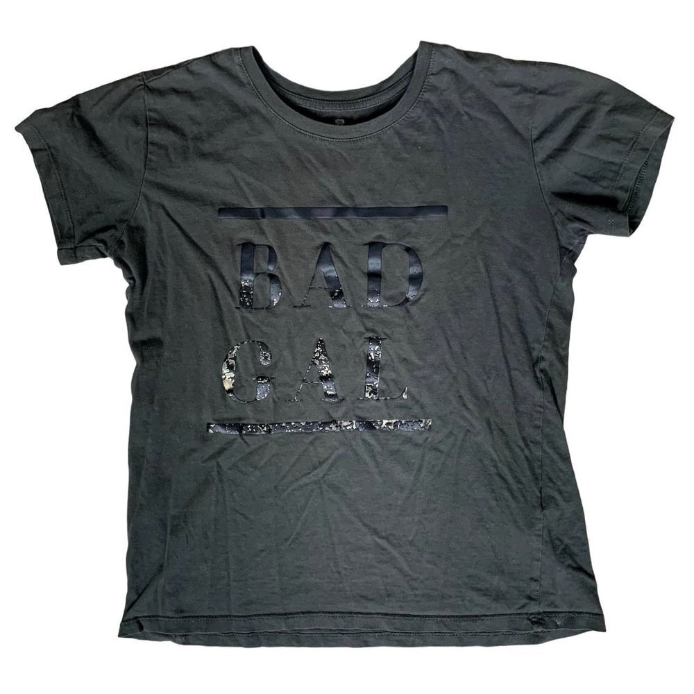 Bad Gal the Relaxed Tee Grey T-Shirt Size XS